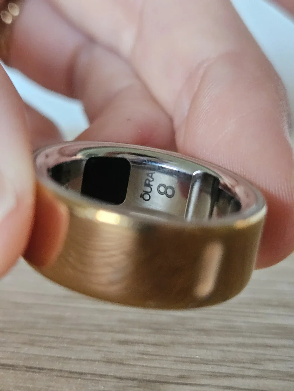 Oura Ring | Gen 4 | Gold | Size 8 | Charger And Cable Included